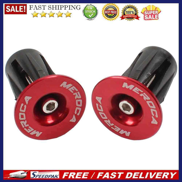 1 Pair Bicycle Handle Bar Grip End Caps MTB Road Cycling Handlebar End Plug