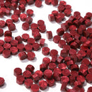 100pcs Octagon Red Seal Wax Beads Stamp Beaded for Letter (Sauce Red) Newly