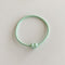 Elastic Band Women Girls Hair Rope Ponytail Holders Candy Color Heart Hair Tie