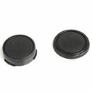 2pcs Body Cover Lens Rear Cap For Canons FD Camera C0V7 Lens and Accessory D0D1