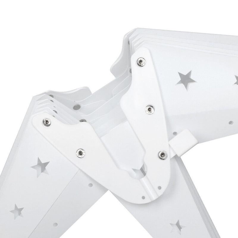 Christmas Tree Top Star Ornaments Festival Party Indoor Lights (White EU) Newly