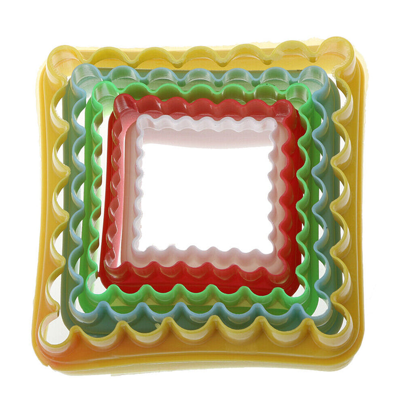 1 set Cookies Cutter Frame Cake Mould DIY Star Tree Round Heart Flower Mold