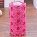 Breathable Tearing Pet Dog Cat Leg Cover Non-woven Self-adhesive Elastic Band