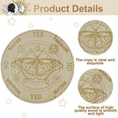 Wooden Divination Pendulum Board Metaphysical Altar Art Ornaments (C 15cm) Newly