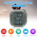Waterproof LCD Motorcycle TPMS USB Rechargeable Tire Pressure Monitoring System