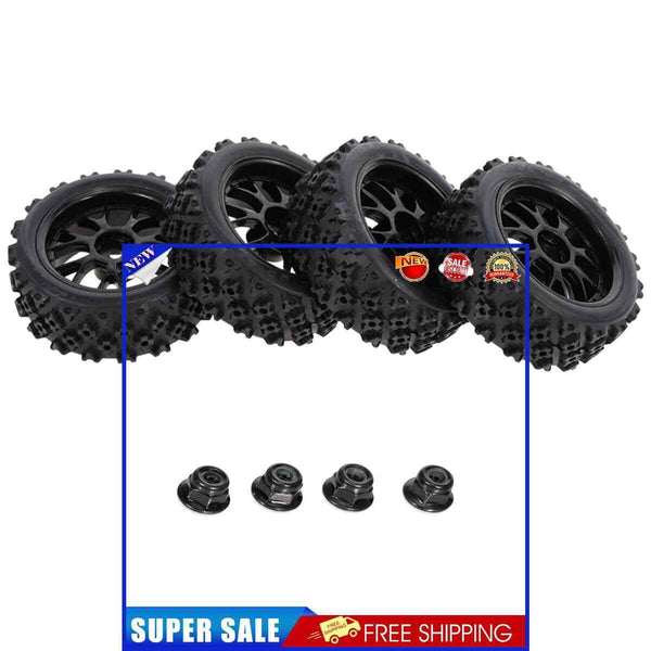 #A 4pcsm 1.9 inch Wheel Rims Tires Set for 1/10 Hsp Redcat Tamiya HPI RC Truck C