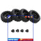 #A 4pcsm 1.9 inch Wheel Rims Tires Set for 1/10 Hsp Redcat Tamiya HPI RC Truck C