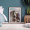 White Winged Lion Oil Paint By Numbers Kits Canvas DIY Hand Painted Wall Picture