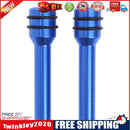 2pcs Universal Aluminum Interior Door Lock Knob Pins for Car Truck (Blue)