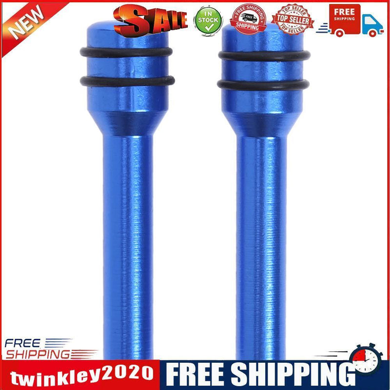 2pcs Universal Aluminum Interior Door Lock Knob Pins for Car Truck (Blue)