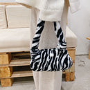 Autumn Female Shoulder Handbag Retro Top-handle Money Purse Plush Underarm Bags