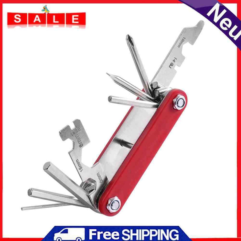 13 in 1 Bicycle Allen Wrench Screwdriver Bike Repair Maintenance Multi Tools