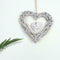 Wicker Heart Wreath Shabby Wall Hanging Wedding Birthday I1A9 Decor Party A4A5