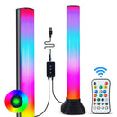 Remote Control Music 2 Sets 5V Colorful Tube RGB LED Pickup Rhythm Strip Light