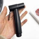 Black Toilet Handheld Bidet Sprayer Kit 7/8" T-adapter Bathroom Douche_