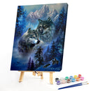 Canvas Paint By Numbers Wild Animals Oil Hand Painted Drawing Home Decorati
