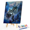 Canvas Paint By Numbers Wild Animals Oil Hand Painted Drawing Home Decorati