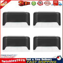 4x Solar Deck Step Wall Lights Stairs Fence Decor Lamps (Black/Warm Light) Newly