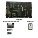 M.2 NGFF/Msata SSD to SATA III 3.0 Adapter Card For PC 2260 2280 N6Z9