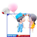 Couple Ornament Cartoon Car Dashboard Decors Lovely Kiss Boy and Girl (02)