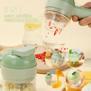 Grinder Vegetable Chopper Food Processor 4 in 1 Electric Vegetable Cutter Set