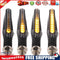 4pcs Universal Amber LED Motorcycle Turn Signal Light Flowing Water Blinker