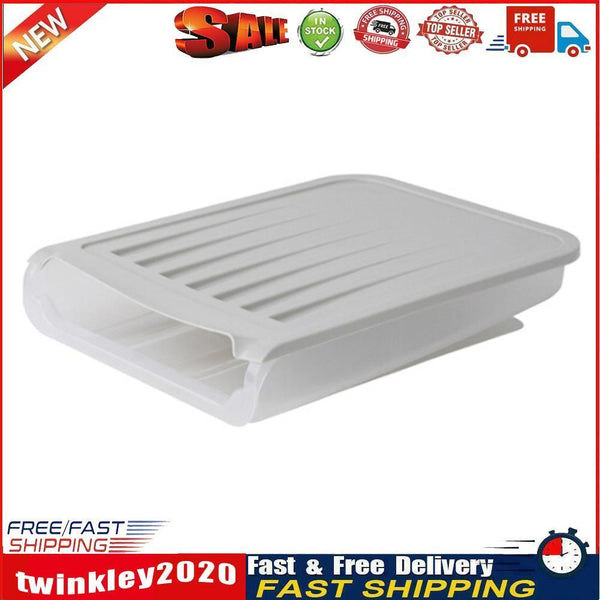 Egg Drawer Storage Box Refrigerator Egg Rack Home Kitchen Organizer (A) Newly