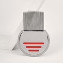 Stainless Steel Density Teeth Hair Lice Comb Dust Free Brush (Red) Newly