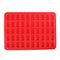 50 Cavity Gummy Bears Silicone Soap Ice Cube Tray Baking Mold (Red) Newly