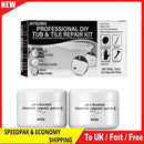 2pcs AB Ceramic Paste Floor Tile Porcelain Repair Agent for Bathroom Tub Shower