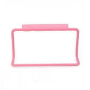 Towel Rack Hanging Holder Kitchen Cabinet Bathroom Towel Rack(Pink) Newly