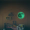 Creative Moon Luminous Wall Stickers Fluorescent Kids Bedroom Decor(Small) Newly