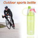 Plastic Spray Cool Summer Sport Water Bottle Portable Drink Kettle (Green) Newly