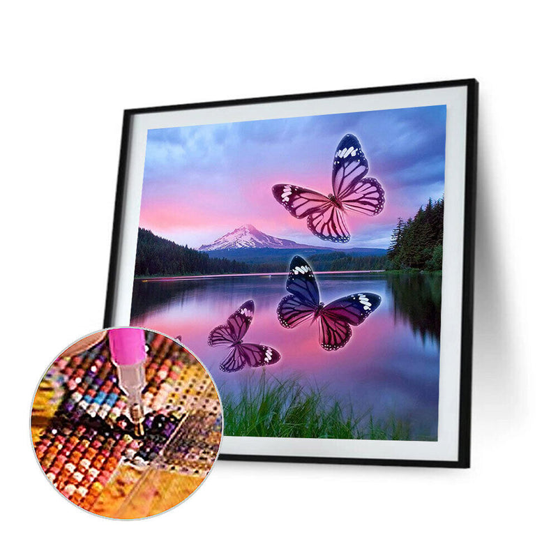 5D DIY Animal Diamond Painting Full Round Drill Rhinestone Art Crafts Home De