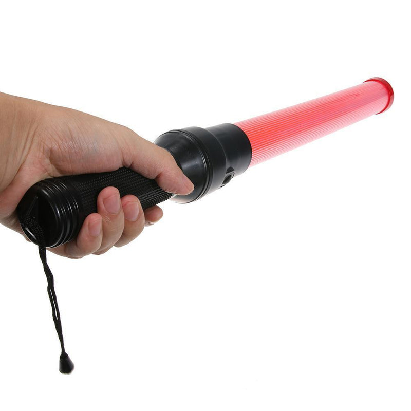 Traffic Rescure Signal Street Control Warning Flashing Light LED Baton (Red)