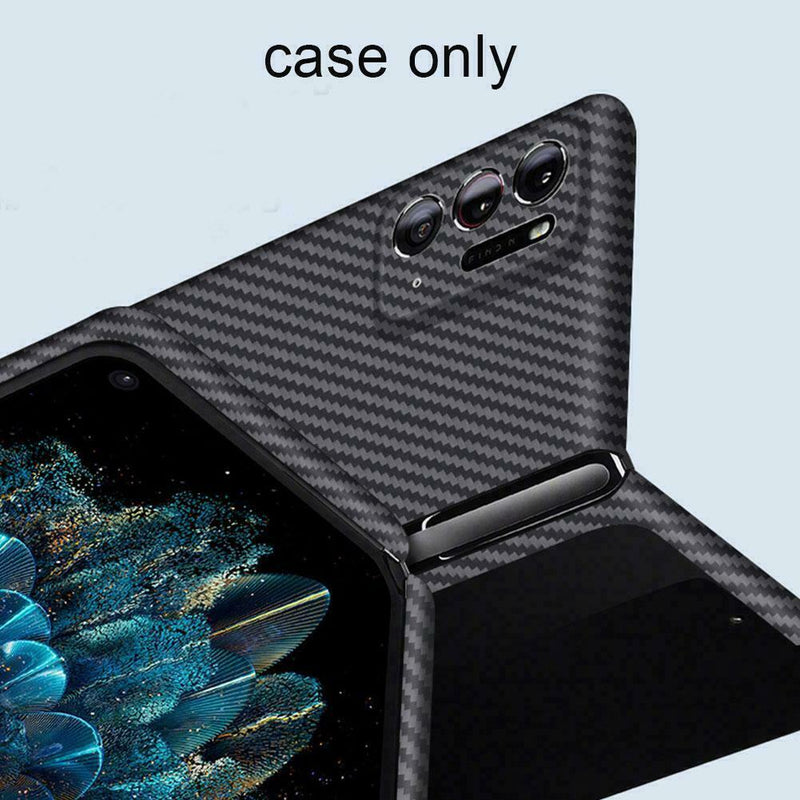 1x For OPPO Find N Luxury Shockproof Hybrid Carbon Case PC Fiber Hard Gift R3Y2