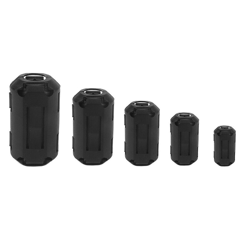 50x Ferrite Ring Core RFI EMI Noise Suppressor Cable Clip 3.5mm 5mm 7mm 9mm 13mm