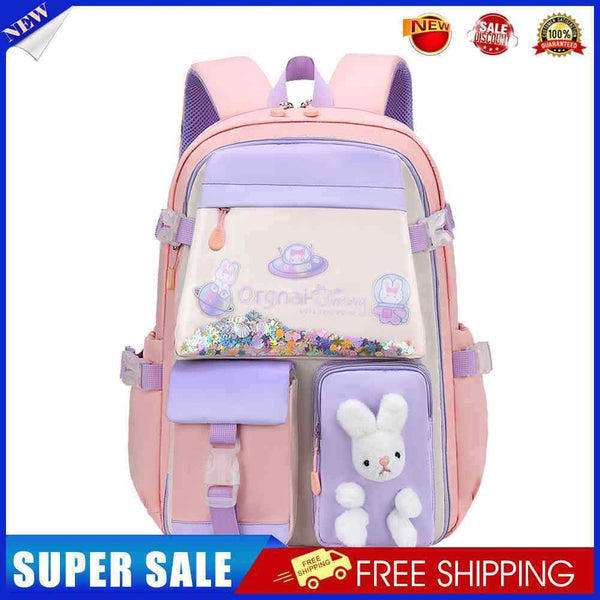 #A Student Kindergarten Princess Shoulder School Bags Cartoon Travel Rucksack