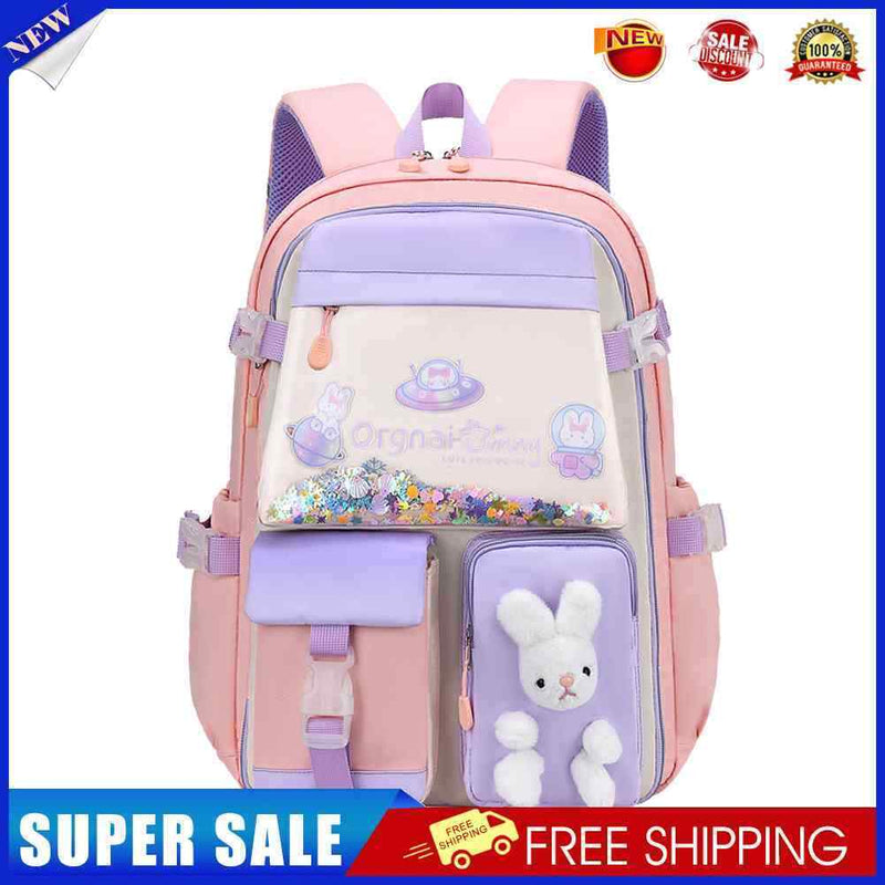 #A Student Kindergarten Princess Shoulder School Bags Cartoon Travel Rucksack