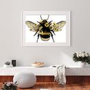 Bee Animal DIY Rhinestone Picture Full Round Drill Painting Kit Diamond Dra