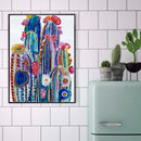 5D Special-Shaped Diamond Painting Kit Cactus Handmade Rhinestone Bead Picture