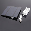 2.5W 5V Solar Panel Phone Battery Charger + 2-Slot Charger for AA AAA Battery