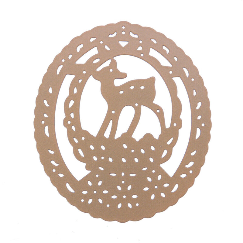 Deer Egg Metal Cutting Dies Stencils Xmas Party Craft Scrapbooking Card-140