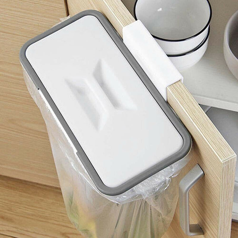 Waste Bin Attach-A-Trash Hanging Rubbish Bag Holder Cupboard Rubbish Bracket