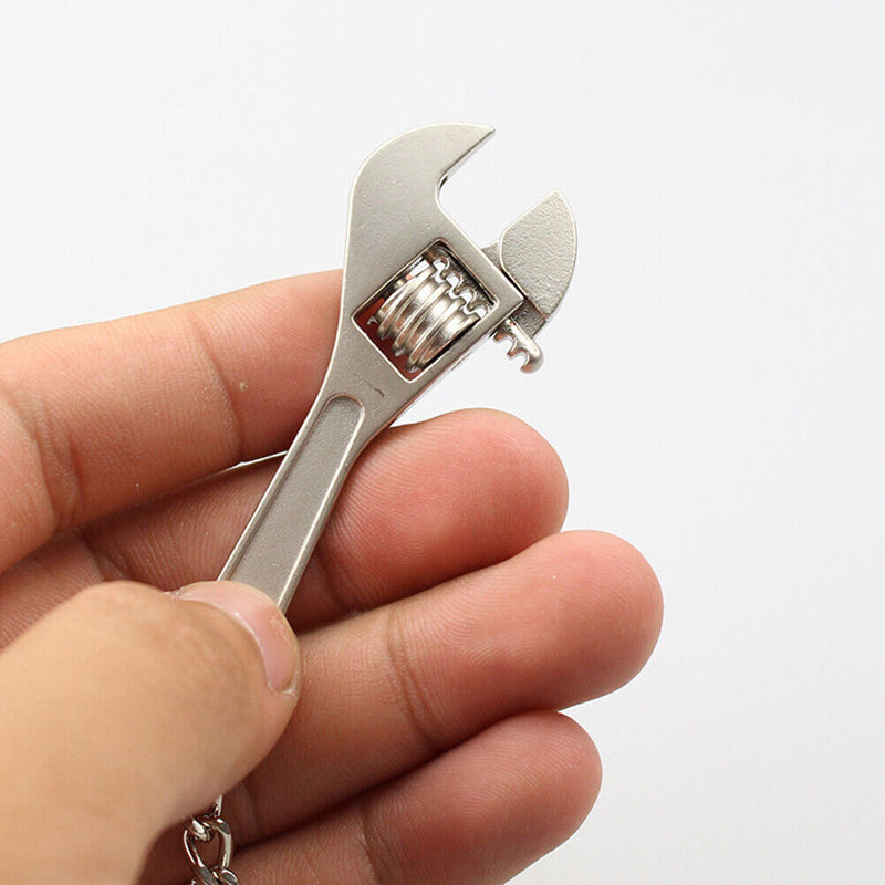 Mini Wrench Keychain Car Metal Adjustable Universal Tensioner Repair Hand Tools
