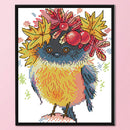 Partial Cross Stitch Art Paint 14CT Stamped Bird Embroidery Wall DIY Ornament