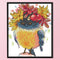 Partial Cross Stitch Art Paint 14CT Stamped Bird Embroidery Wall DIY Ornament