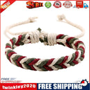DIY Handmade Weave Rope Bracelet Colorful Ethnic Bangles Jewelry (Style 2)
