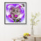 Oil Paint By Numbers Picture DIY Painting Rose Cat Painting Kit Acrylic Paint