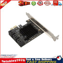 SATA PCIe Adapter 6 Ports SATA III to PCI Express 3.0 X1 Expansion Card Newly